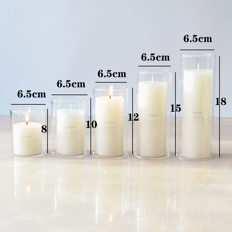 Custom Borosilicate Glass Candle Cups | Luxury Heat-Resistant Votive Holders