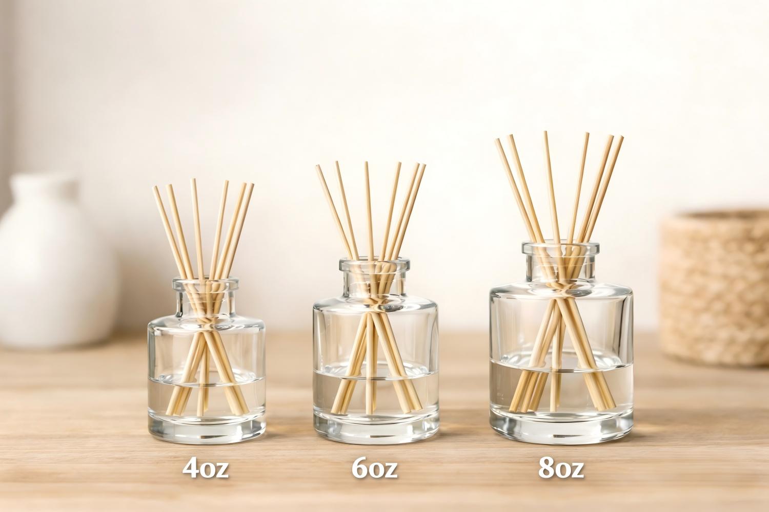 4oz vs 6oz vs 8oz Diffuser Bottles: How to Choose the Right Size for Your Brand