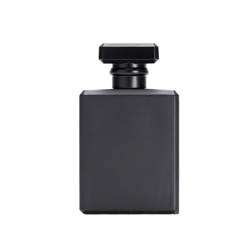 100ml Matte Black Glass Perfume Atomizer | Crimp Neck Sample Bottles