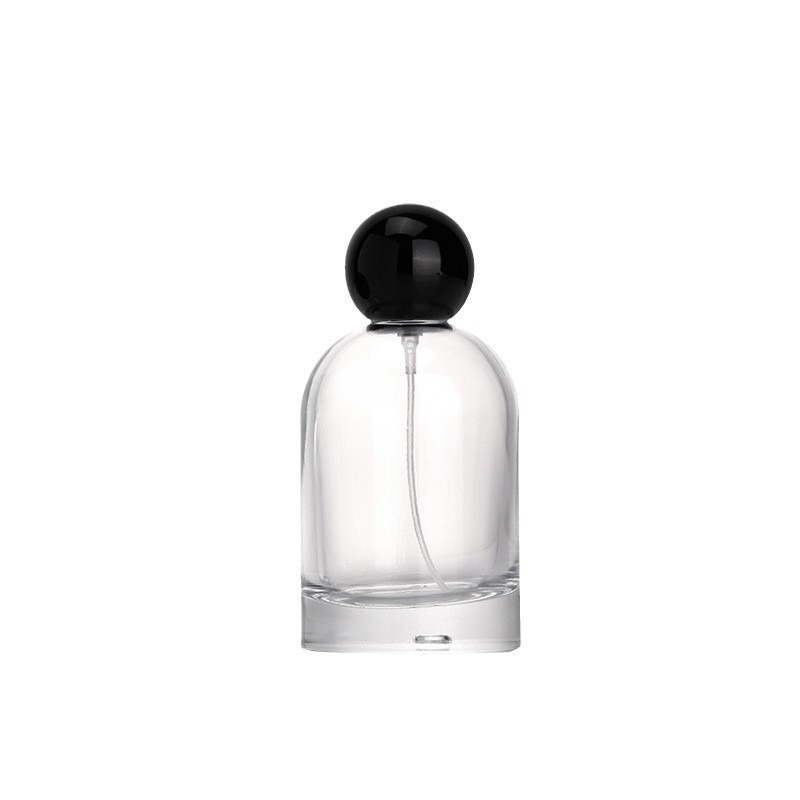 Round Frosted Glass 100ml Perfume Bottles | Bulk OEM Supply