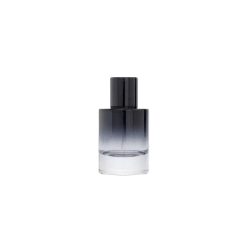 Luxury 30ml Heavy Base Round Perfume Bottle with Blue Gradient