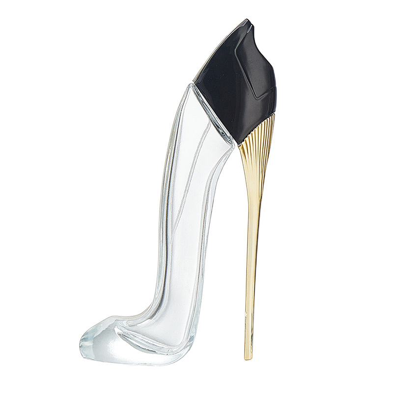 Unique 80ml High-Heel Shoe Shaped Glass Perfume Bottle