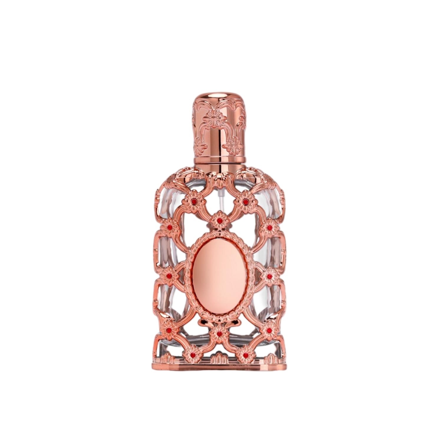 75ml Smooth Cylindrical Clear Glass Silver Cap Perfume Bottle