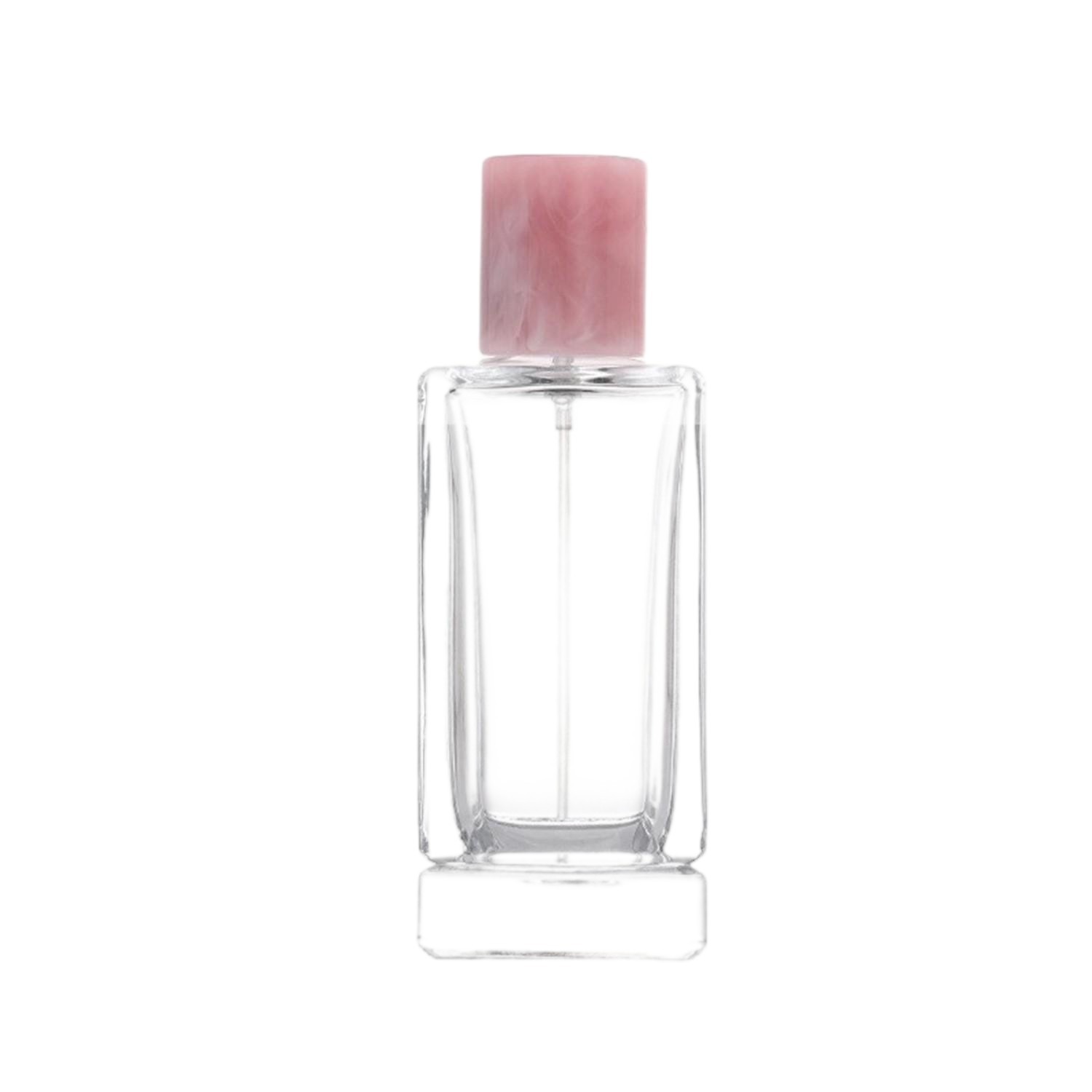 100ml Heavy-Base Tall Square Glass Perfume Bottle