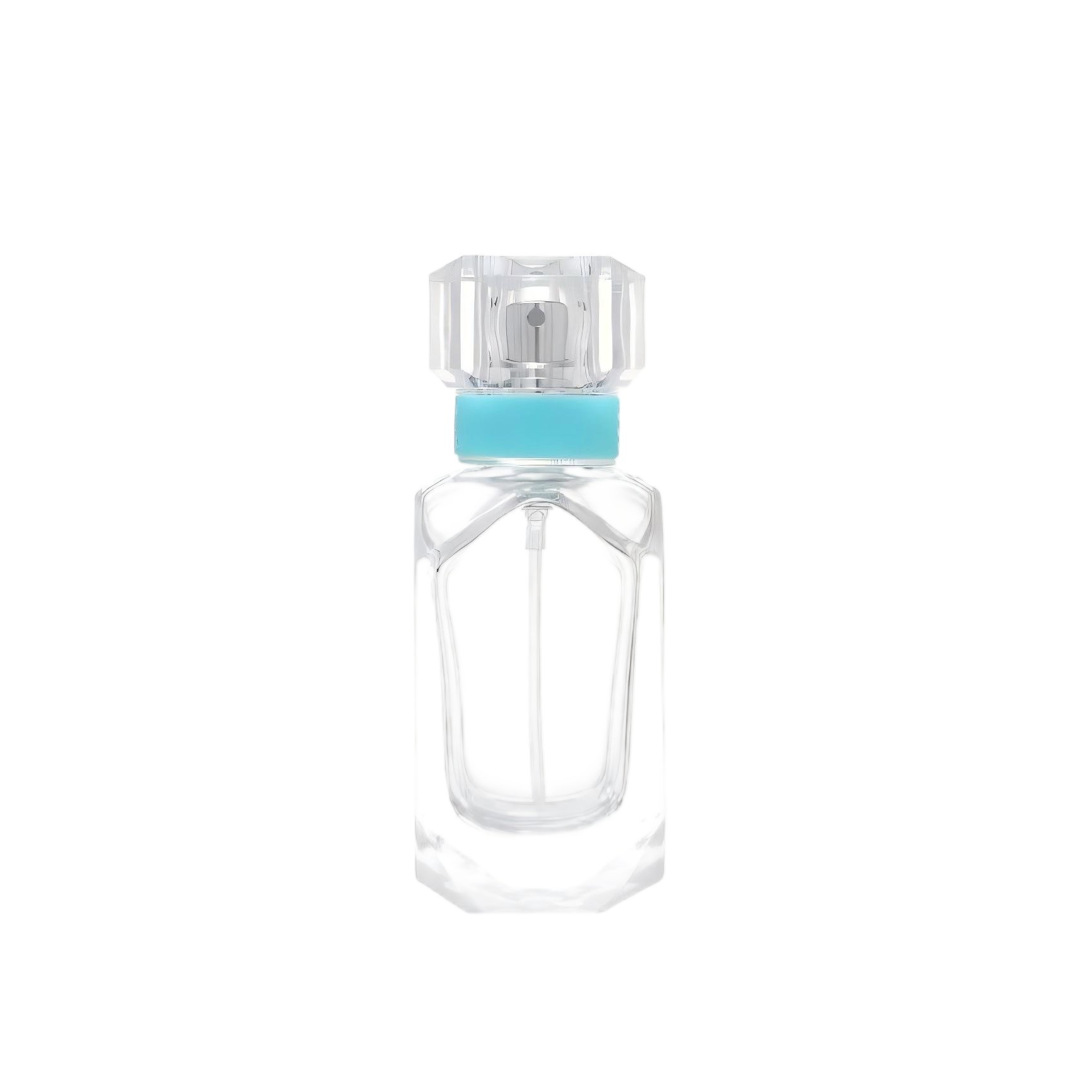30ml Heavy-Base Rectangular Faceted Glass Perfume Bottle