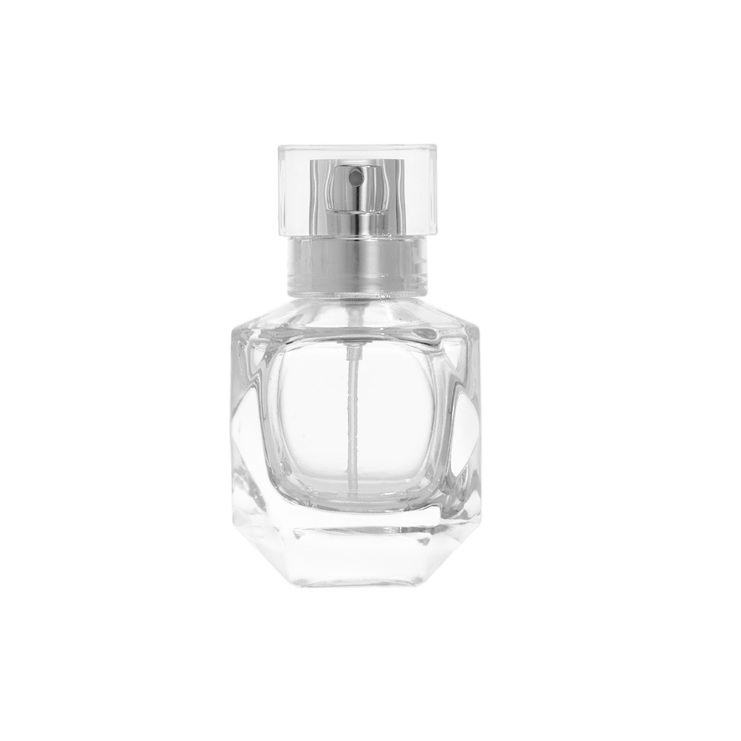 30ml Heavy-Base Glass Perfume Bottle | Compact Octagonal Design