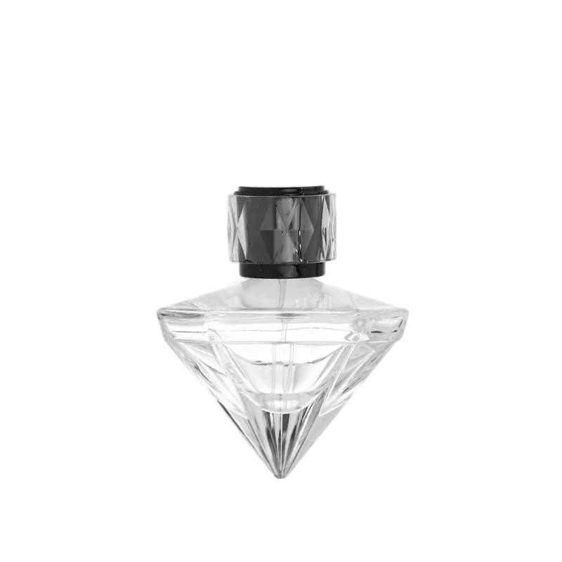 70ml Diamond-Cut Glass Perfume Bottle | Luxury Geometric Fragrance Container