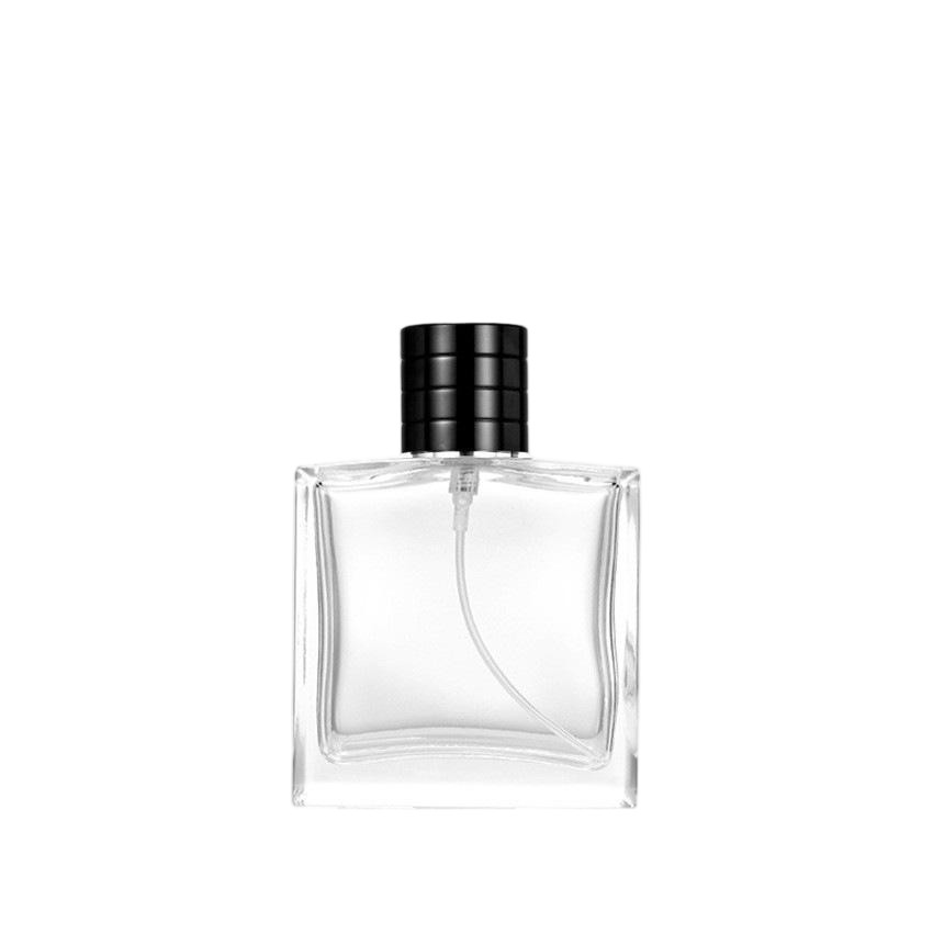 50ml Square Thick Base High Flint Glass Perfume Bottle