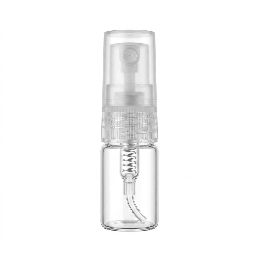 Portable 2ml Glass Perfume Sample Vial Bottle